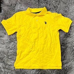 U.S. Polo Assn. | Boy's Polo Shirt | Yellow | Size 14/16